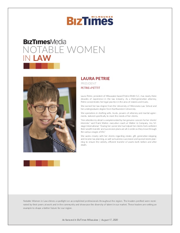 Biztimesmilwaukeenotablelawreprintspetrie laura Biztimesmilwaukeenotablelawreprintspetrie laura